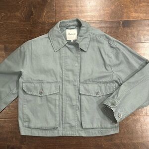 Madewell Cotton canvas/denim jacket, Size S